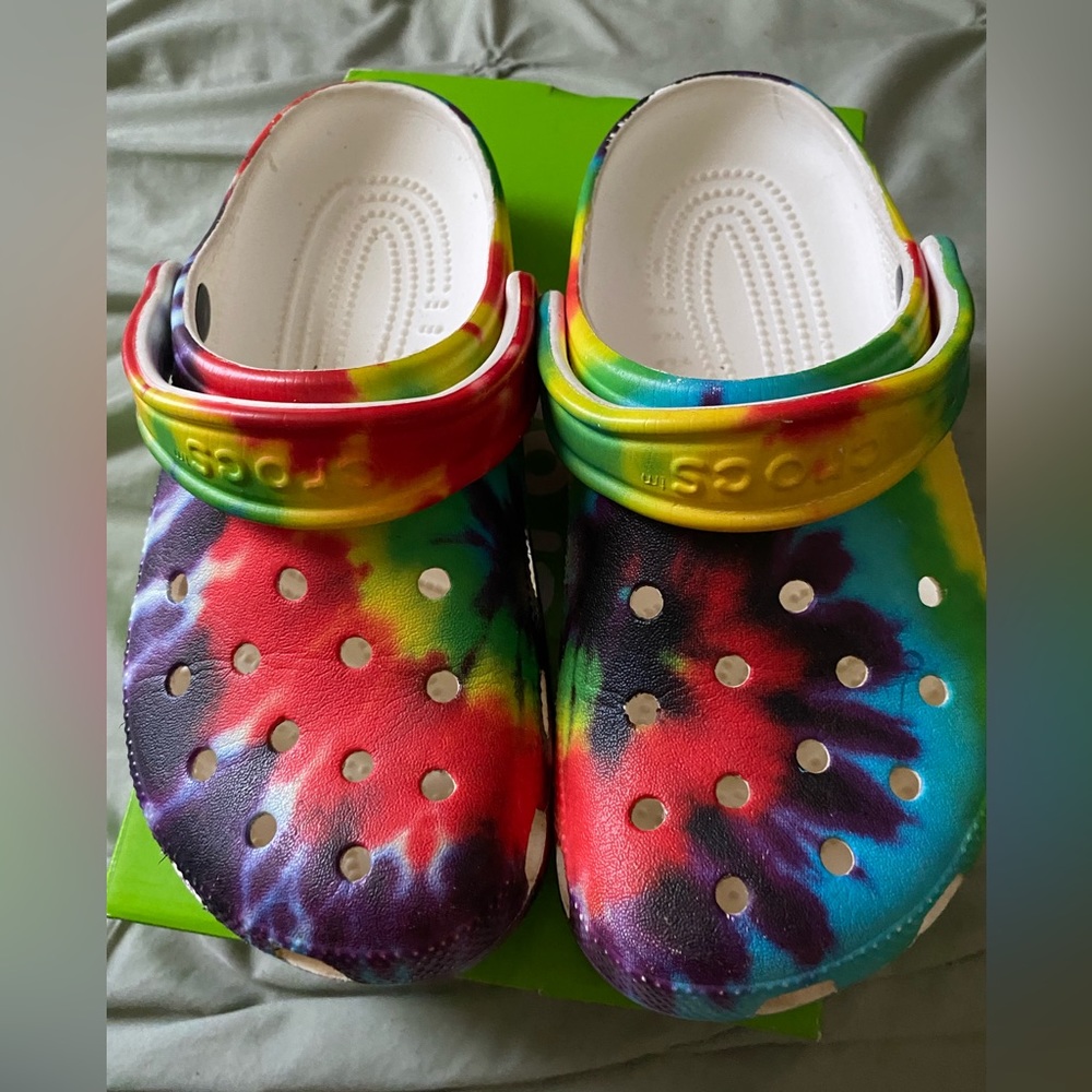 Tye-Dye Crocs